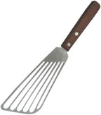 Winco Fish Spatula, Wooden Hdl, 6.5" Blade by Winco