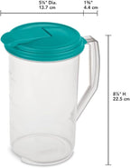 STERILITE 04860906 Beverage Pitcher, BPA-Free Plastic, 2-Qts. - Image 7