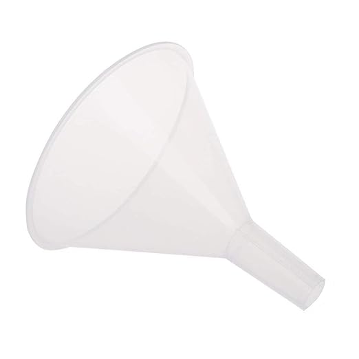 DEDC 4 Pack Clear Plastic Filter Funnel, Small Oil Funnels - Image 2