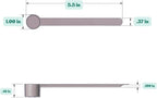 4 mL Long Handle Plastic Measuring Spoon - Image 2