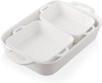 Sweejar Ceramic Bakeware Set, Rectangular Baking Dish by Sweejarco1949
