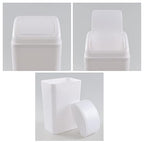 Plastic Waste Bin with Swing Lid, 14 Liter Garbage Can, 1 Pack - Image 3