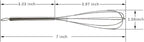 CHuangQi 7 inch Stainless Steel Whisk - Image 2