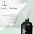 LOOCHICA Black Glass Kitchen Soap Dispenser, Detergent Dispenser or Dish Soap - Image 5