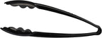 Plasticpro 9'' Serving Tongs Heavy Duty Reusable Kitchen and BBQ Black Serving - Image 6