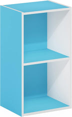 Furinno PASIR Book Shelf, 2-Tier Modern Bookshelf, Open Shelves Bookcase 9 x 12 - Image 6