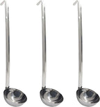 4 Oz Stainless Steel Ladle, 11.8" Long Handle Length by Auvotuis
