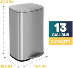 13 Gallon/50 L Garbage Can Kitchen Trash Can - Image 8