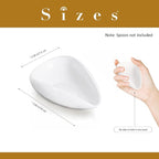 Ceramic Coffee Spoon Rest, Small White Spoon Holder - Image 3