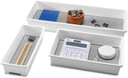 madesmart 3 Bin Drawer Organizer Set, Office & Bathroom, Organizer - Image 9