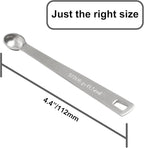 1PCS 1/10 Teaspoon Single Tiny Measuring Spoon, Small Individual Stainless - Image 2