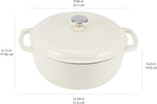 Amazon Basics Enameled Cast Iron Dutch Oven Pot - Image 4
