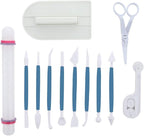 ScivoKaval Marshmallow Fondant Cake Decorating Hand Tool 12 Pcs 5 Sets by ScivoKaval
