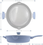 AIKENBBKK Ceramic Frying Pan Skillet Nonstick - Image 7