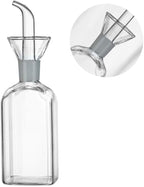 LandHope Oil Bottle Glass Olive Oil Dispenser Bottle Glass Cooking Oil Vinegar - Image 2