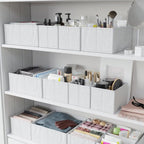 Drawer Organizer Clothes Set of 12 White-Grey - Image 6