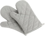 Oven Mitts, Premium Heat Resistant Kitchen Gloves Cotton & Polyester Quilted by Nachvorn