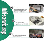 Large 3 Sided Splatter Guard for Frying Stove Top, Oil Splash Guard Cooking for - Image 5