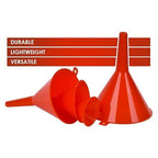 DEDC Oil Funnels, Plastic Gas Funnels Set - Image 3