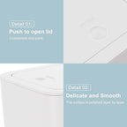 N. NETDOT 3 Pack Small Trash Can - Image 6