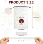 200 Pcs Fresh Keeping Bags, Reusable Elastic Food Storage Covers, Stretch - Image 2