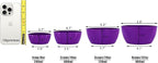 4-Piece Classic Plastic Prep Bowls - Image 2