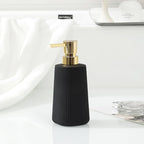 Small Soap Dispenser for Bathroom and Kitchen, Modern Farmhouse Striped Style - Image 4