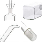 LandHope Oil Bottle Glass Olive Oil Dispenser Bottle Glass Cooking Oil Vinegar - Image 3