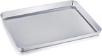 TeamFar Baking Sheet, Stainless Steel Baking Pan Cookie Sheet, Healthy & Non by TeamFar