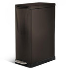 Home Zone Living 12 Gallon Slim Kitchen Trash Can by HomeZoneLiving