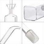 LandHope Oil Bottle Glass Olive Oil Dispenser Bottle Glass Cooking Oil Vinegar - Image 4