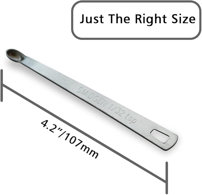 1PCS 1/32 Teaspoon Single Tiny Measuring Spoon, Small Individual Stainless - Image 2