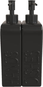 Soap Dispenser Set with Stainless Steel Pump, 2 Pack Ceramic Refillable Dish - Image 6