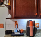 Coffee Cup Dispenser, Disposable Paper Cup and Lid Holder 360° Rotatable - Image 4