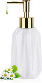 Natheeph Dish Soap Dispenser, Hand Soap Dispenser Ceramic Bottle, Refillable by Natheeph