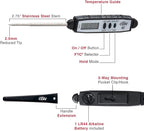 CDN Waterproof Digital Cooking Thermometer Instant Read 2.75" Stainless - Image 5