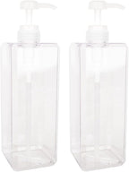 Pump Bottle, Refillable Plastic Empty Lotion Soap Dispenser Liquid Container by JiatuA