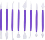 ScivoKaval Marshmallow Fondant Cake Decorating Hand Tool 12 Pcs 5 Sets - Image 2