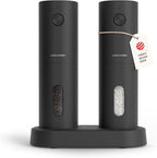 LARS NYSØM Electric Salt and Pepper Grinder Set, USB Rechargeable, Automatic by LN