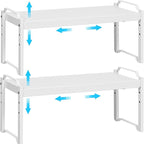 2 Pack Stackable Expandable Shelves by X-cosrack