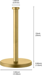 Countertop Gold Paper Towel Holder - Image 2