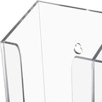 Acrylic Coffee Cup and Lid Storage Organizer, 3 Compartment Disposable Paper - Image 4