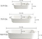 Sweejar Ceramic Baking Dish Set, Cake Baking Dish - Image 3