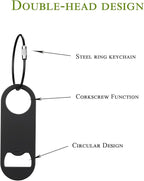 5 PACK Stainless Steel Flat Bottle Opener - Image 3
