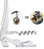 Professional Waiter Corkscrew Wine Openers Set, Heavy Duty Stainless Steel - Image 3