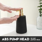 Small Soap Dispenser for Bathroom and Kitchen, Modern Farmhouse Striped Style - Image 3