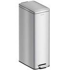 8 gallon/30L Slim Stainless Steel Garbage Can by SolaceCove