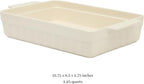 Martha Stewart Broadbrook Ceramic Bakeware, 13x9 Inch Rectangular Baking Dish - Image 3