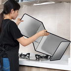 Splatter Guard for Frying Non-Stick 3 Sided Foldable Grease Splatter Screen - Image 3