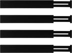Utoplike 4 pcs Bamboo Kitchen Drawer Dividers Large, Adjustable Black Drawer - Image 8